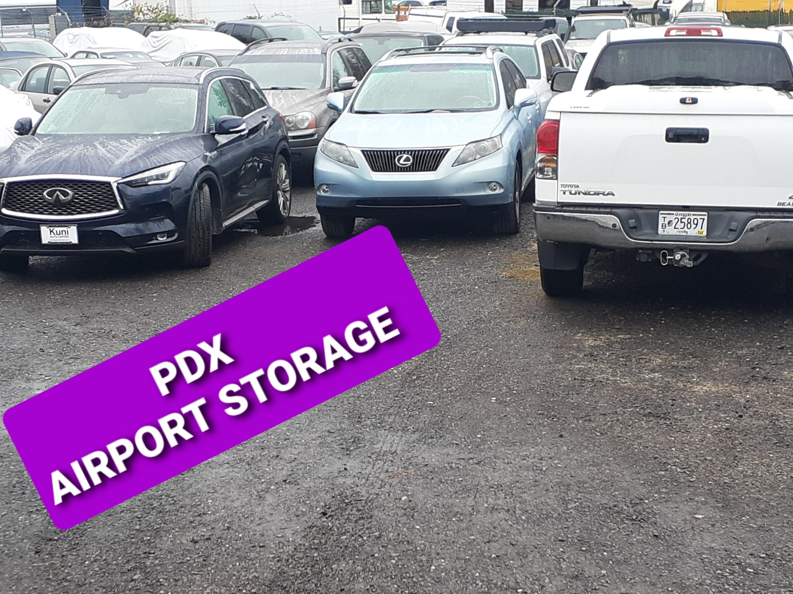 Airport Parking Rates Starting as $45 a week ,  $65 a  month ,